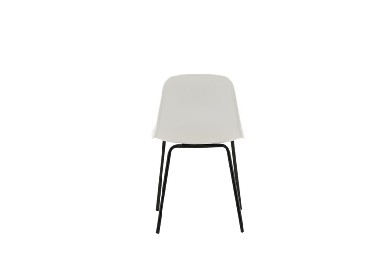 Arctic Matstol - Vit/Svart - Products - Möbler - Fåtölj & stolar - Matstol & köksstol