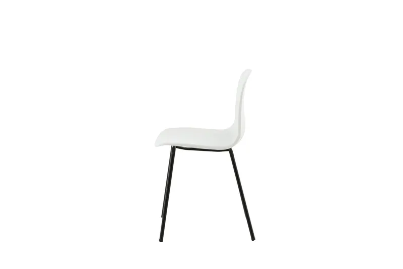 Arctic Matstol - Vit/Svart - Products - Möbler - Fåtölj & stolar - Matstol & köksstol