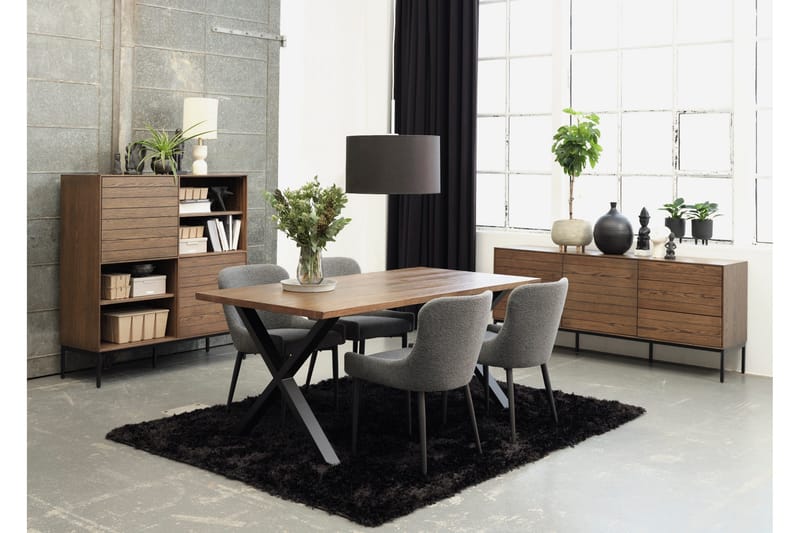 Azzy Matstol - Mörkgrå - Products - Möbler - Fåtölj & stolar - Matstol & köksstol