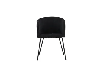 Berit Karmstol - Svart - Products - Möbler - Fåtölj & stolar - Matstol & köksstol