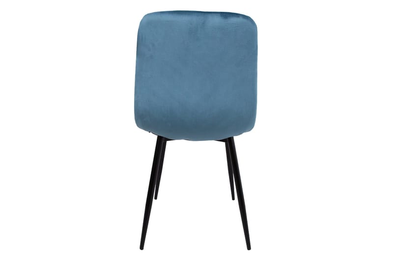 Brie Stol Blå Sammet - Products - Möbler - Fåtölj & stolar - Matstol & köksstol