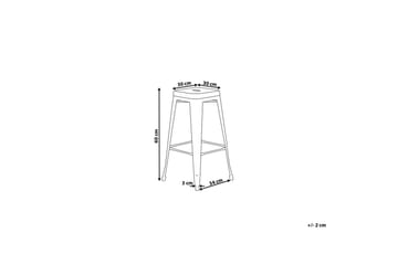 Cabrillo Barstol 40 cm - Silver - Products - Möbler - Fåtölj & stolar - Barstol & barpall