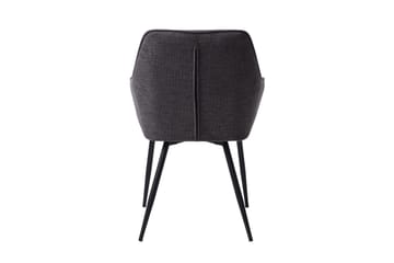 Cyndee Karmstol - Mörkgrå - Products - Möbler - Fåtölj & stolar - Karmstol