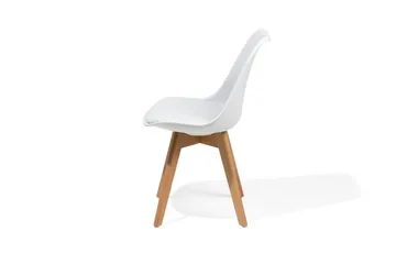 Dakota Ii Stol Set Om 2 St - Vit/brun - Products - Möbler - Fåtölj & stolar - Matstol & köksstol