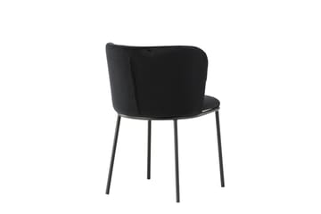 Edina Matstol - Svart - Products - Möbler - Fåtölj & stolar - Matstol & köksstol