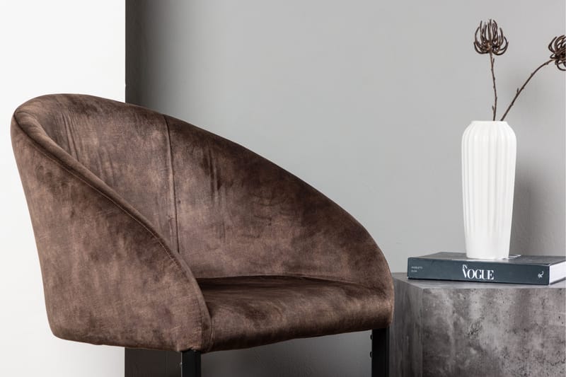 Evening Matstol - Mörkbrun - Products - Möbler - Fåtölj & stolar - Matstol & köksstol