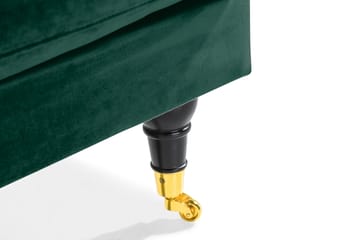 Andrew Loveseat Sammet - Mörkgrön/Mässing - Products - Möbler - Fåtölj & stolar - Fåtölj - Sammetsfåtölj
