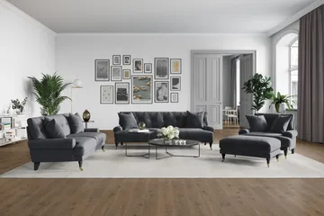Andrew Sammetsfåtölj - Silvergrå/Krom - Products - Möbler - Fåtölj & stolar - Fåtölj - Sammetsfåtölj