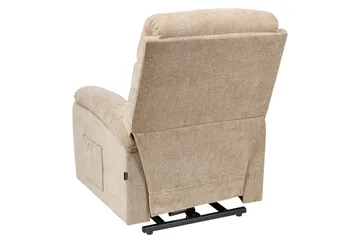 Elektrisk reclinerfåtölj Rise Beige - Beige - Products - Möbler - Fåtölj & stolar - Fåtölj - Biofåtölj & reclinerfåtölj
