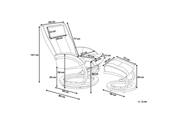Majestic Kontorsstol - Beige - Products - Möbler - Fåtölj & stolar - Fåtölj - Massagestol & massagefåtölj