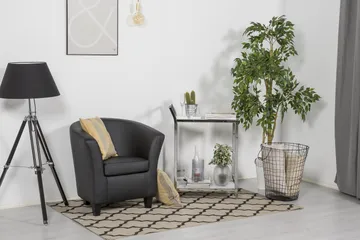 Vegas Clubfåtölj Konstläder - Svart - Products - Möbler - Fåtölj & stolar - Fåtölj - Skinnfåtölj & läderfåtölj