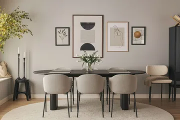 Filip Matstol - Taupe Bouclé - Products - Möbler - Fåtölj & stolar - Karmstol