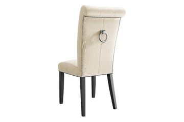 Garvin Matstol - Beige/Svart - Products - Möbler - Fåtölj & stolar - Matstol & köksstol
