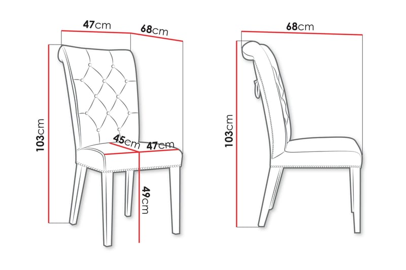 Garvin Matstol - Svart - Products - Möbler - Fåtölj & stolar - Matstol & köksstol