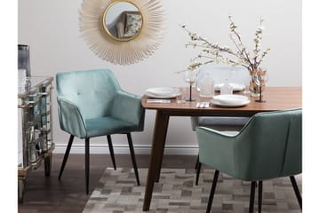 Jasmin Stol Set Om 2 St - Grön - Products - Möbler - Fåtölj & stolar - Karmstol