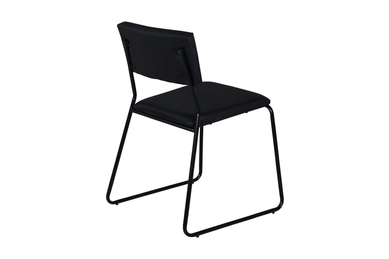 Kenth Matstol - Svart/Svart - Products - Möbler - Fåtölj & stolar - Matstol & köksstol