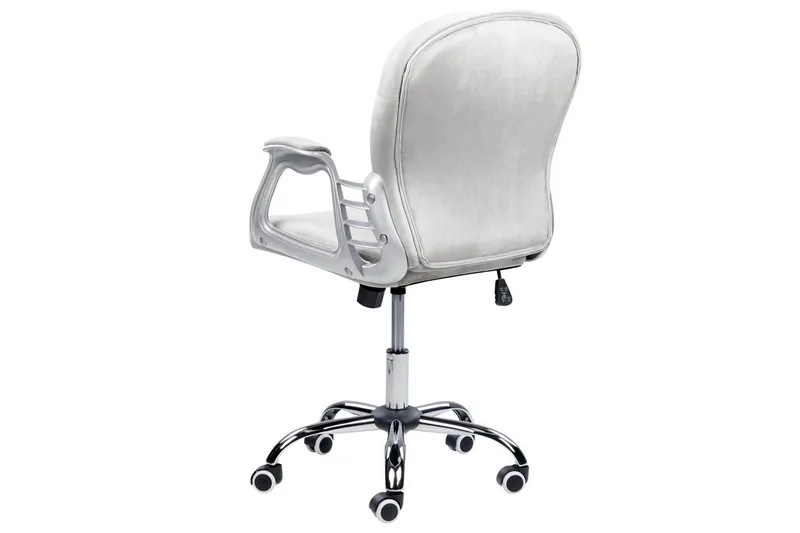 Kontorsstol med kristaller Princess Grå/Silver/Svart - Grå/Silver/Svart - Products - Möbler - Fåtölj & stolar - Kontorsstol & skrivbordsstol