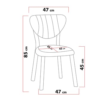 Krylor Matstol - Grå - Products - Möbler - Fåtölj & stolar - Matstol & köksstol