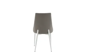 Leone Köksstol - Grå/Vit - Products - Möbler - Fåtölj & stolar - Matstol & köksstol