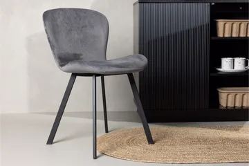 Lilja Matstol - Grå - Products - Möbler - Fåtölj & stolar - Matstol & köksstol