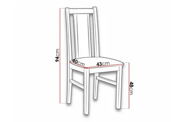 Lufti Matstol Black - Products - Möbler - Fåtölj & stolar - Matstol & köksstol