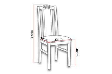 Lufti Matstol Black/Wood - Products - Möbler - Fåtölj & stolar - Matstol & köksstol