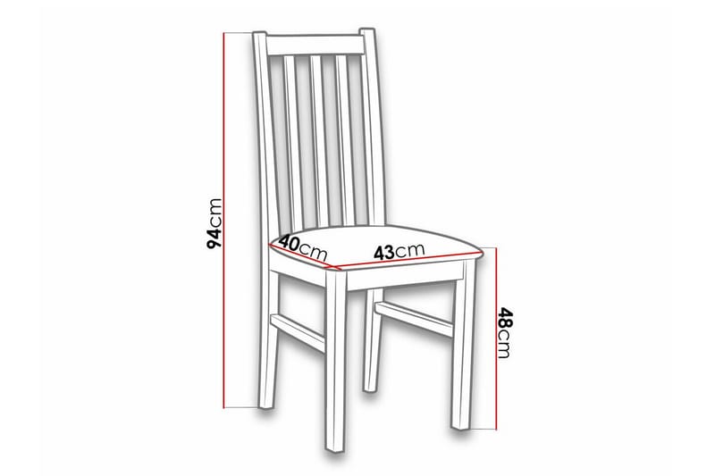 Lufti Matstol - Brun - Products - Möbler - Fåtölj & stolar - Matstol & köksstol