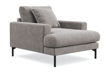 Menard Premium Fåtölj i Chenille - Grå/Brun - Products - Möbler - Fåtölj & stolar - Fåtölj