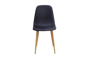 Nibe Matstol Konstläder - Svart - Products - Möbler - Fåtölj & stolar - Matstol & köksstol