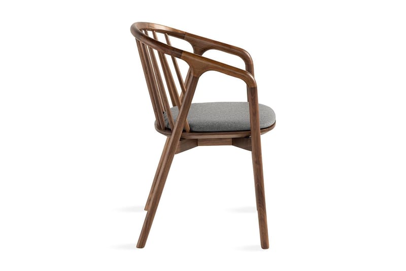 Noira Matstol med Armstöd - Valnöt / Brun - Products - Möbler - Fåtölj & stolar - Karmstol