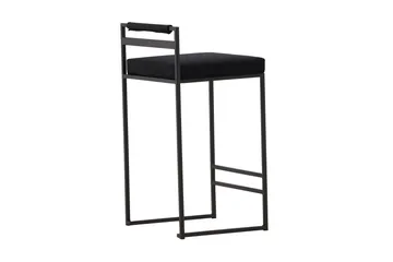 Opelika Barstol - Svart - Products - Möbler - Fåtölj & stolar - Barstol & barpall