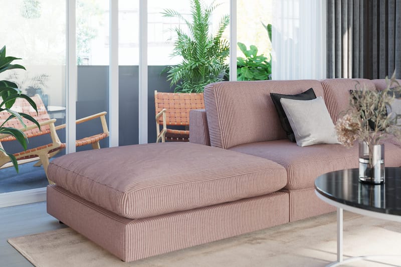 Arken Fotpall - Rosa - Products - Möbler - Fåtölj & stolar - Pall & puff - Fotpallar