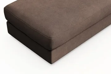 Arken Lyx Rektangulär Fotpall i Tyg - Brun - Products - Möbler - Fåtölj & stolar - Pall & puff - Fotpallar