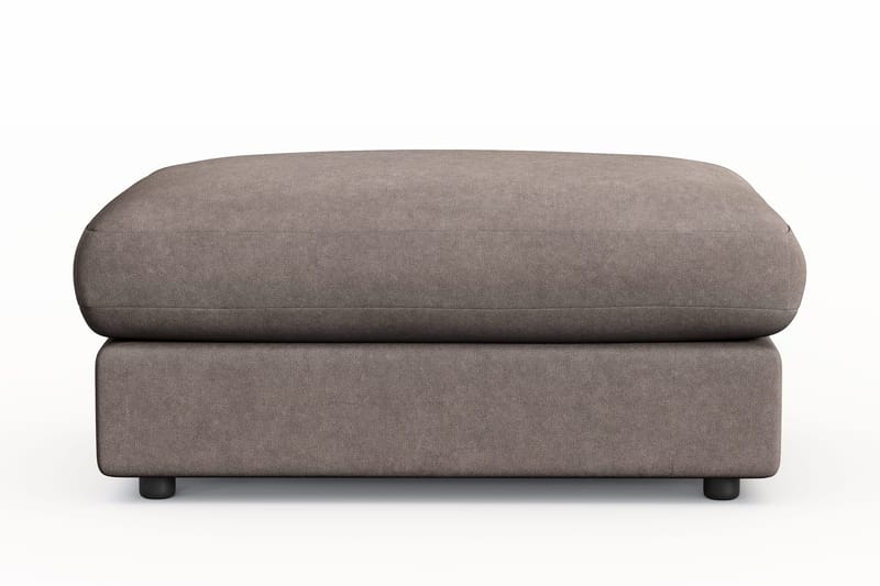 Arken Lyx Rektangulär Fotpall i Tyg - Brun - Products - Möbler - Fåtölj & stolar - Pall & puff - Fotpallar