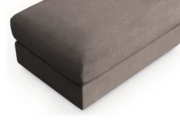 Arken Lyx Rektangulär Fotpall i Tyg - Brun - Products - Möbler - Fåtölj & stolar - Pall & puff - Fotpallar