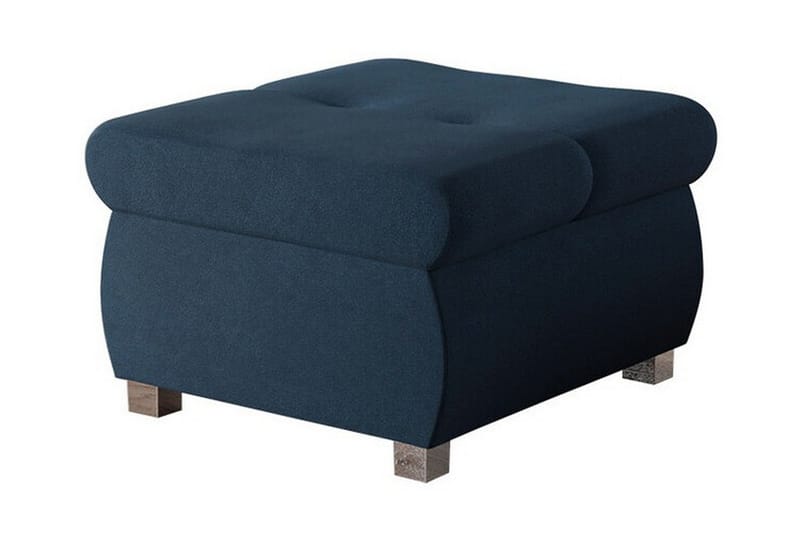 Cerys Fotpall 60 cm, Blå