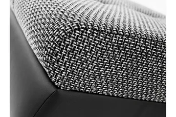 Cerys Fotpall 60 cm - Svart/Ljusgrå - Products - Möbler - Fåtölj & stolar - Pall & puff - Fotpallar