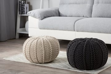 Conrad Ii Sittpuff 50 cm - Grå - Products - Möbler - Fåtölj & stolar - Pall & puff - Sittpuff