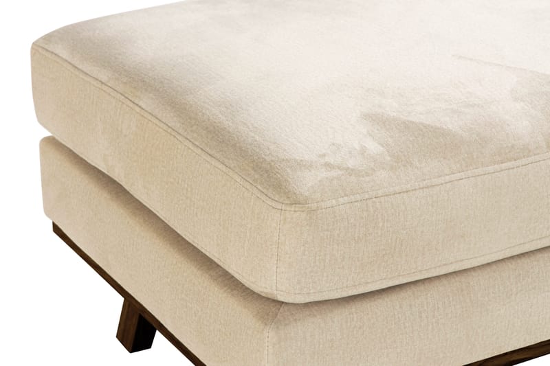 Copenhagen Fotpall Sammet - Beige - Products - Möbler - Fåtölj & stolar - Pall & puff - Fotpallar