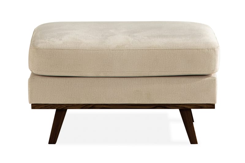 Copenhagen Fotpall Sammet - Beige - Products - Möbler - Fåtölj & stolar - Pall & puff - Fotpallar