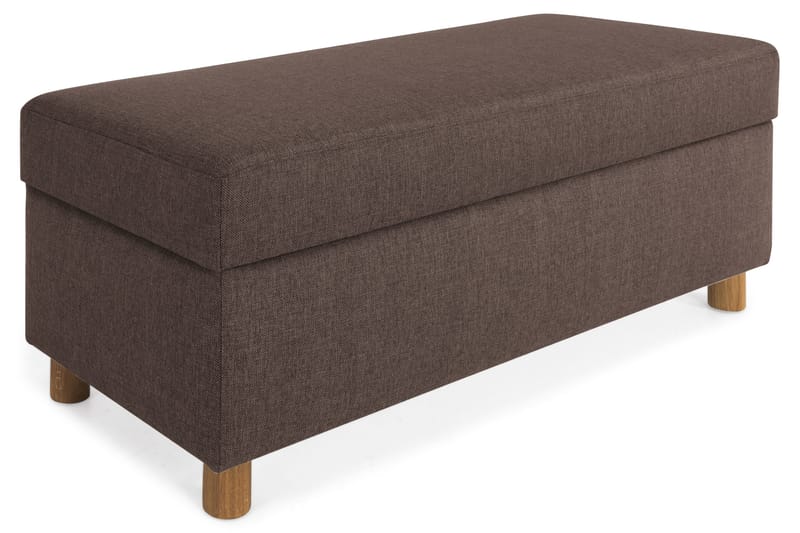 Crazy Fotpall med Förvaring 120x50 - Brun - Products - Möbler - Fåtölj & stolar - Pall & puff - Fotpallar