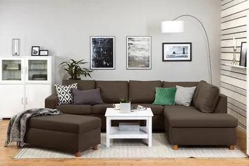 Crazy Fotpall med Förvaring 120x50 - Brun - Products - Möbler - Fåtölj & stolar - Pall & puff - Fotpallar