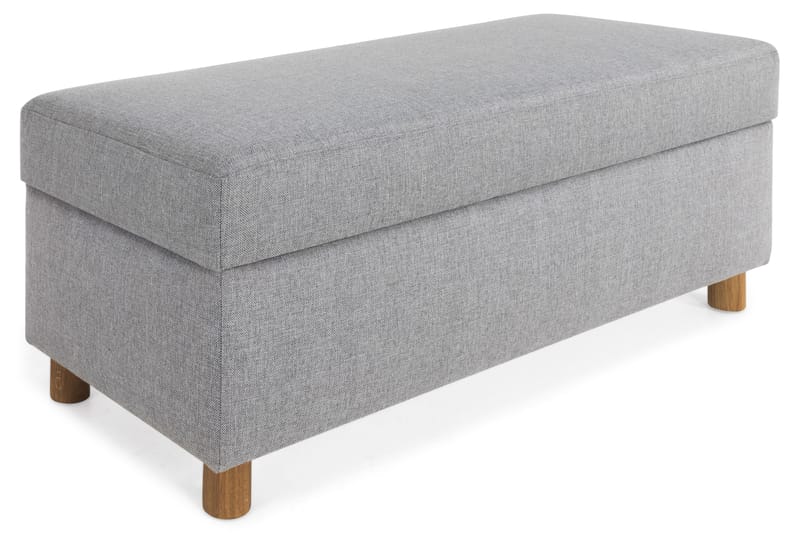 Crazy Fotpall med Förvaring 120x50 - Ljusgrå - Products - Möbler - Fåtölj & stolar - Pall & puff - Fotpallar