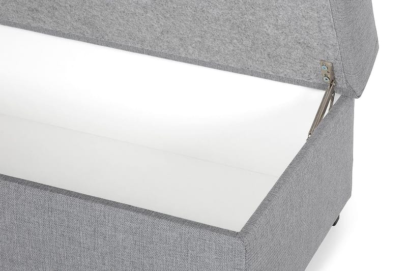 Crazy Fotpall med Förvaring 120x50 - Ljusgrå - Products - Möbler - Fåtölj & stolar - Pall & puff - Fotpallar