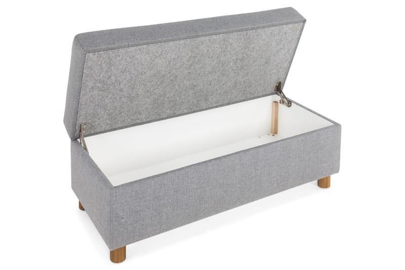 Crazy Fotpall med Förvaring 120x50 - Ljusgrå - Products - Möbler - Fåtölj & stolar - Pall & puff - Fotpallar