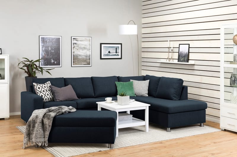 Crazy Fotpall med Förvaring 120x50 - Mörkblå - Products - Möbler - Fåtölj & stolar - Pall & puff - Fotpallar