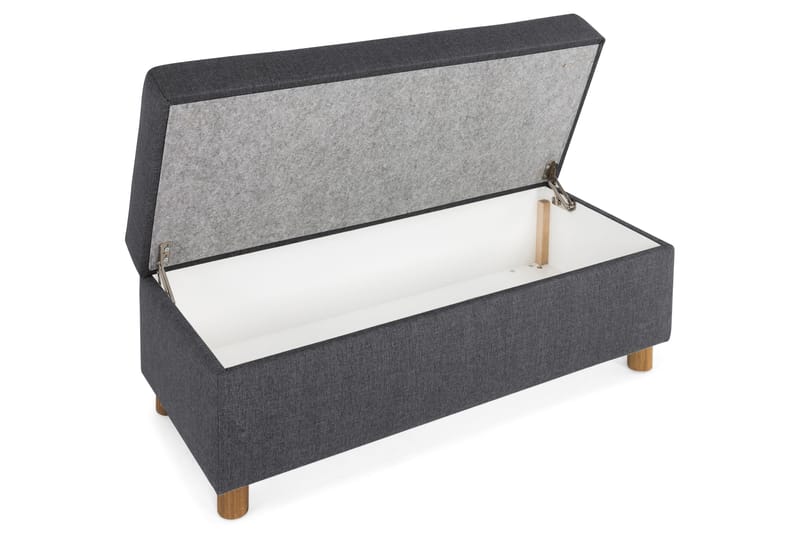 Crazy Fotpall med Förvaring 120x50 - Mörkgrå - Products - Möbler - Fåtölj & stolar - Pall & puff - Fotpallar