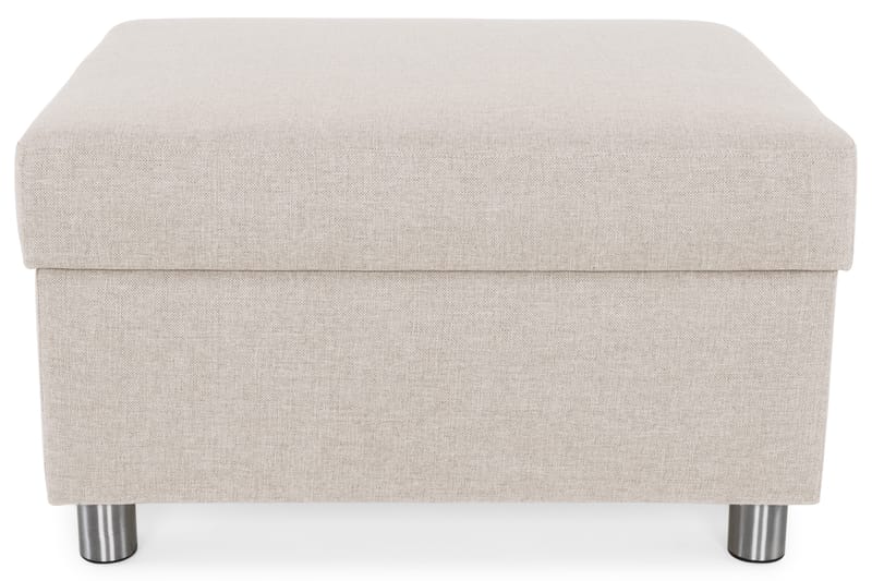 Crazy Fotpall med Förvaring 80x65 - Beige - Products - Möbler - Fåtölj & stolar - Pall & puff - Fotpallar