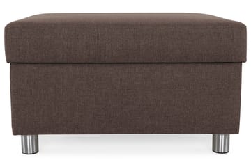 Crazy Fotpall med Förvaring 80x65 - Brun - Products - Möbler - Fåtölj & stolar - Pall & puff - Fotpallar