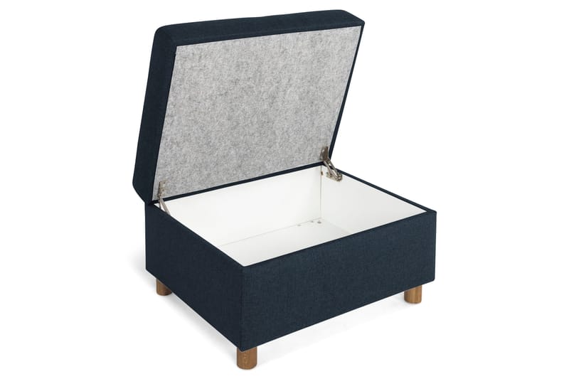 Crazy Fotpall med Förvaring 80x65 - Mörkblå - Products - Möbler - Fåtölj & stolar - Pall & puff - Fotpallar